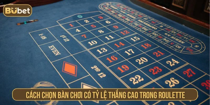 Roulette Tốc Độ BUBET – Vòng Quay Siêu Nhanh, Cược Cực Đã Ưu tiên các bàn chơi có tỷ lệ thắng cao